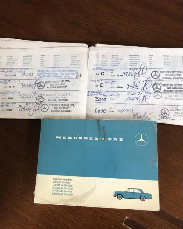 1964 Mercedes-Benz 220b Project Car – Classic W111 Sedan with 4-Speed Manual, Solid Restoration Candidate