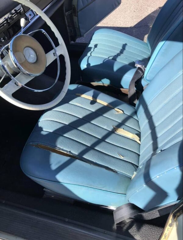 1964 Mercedes-Benz 220b Project Car – Classic W111 Sedan with 4-Speed Manual, Solid Restoration Candidate