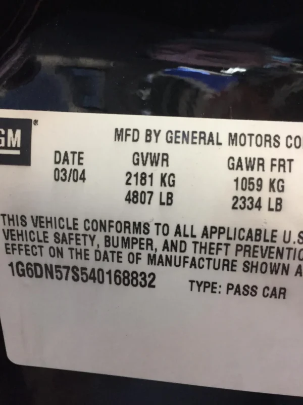 2004 Cadillac CTS-V 2004 Supercharged | Baldie Auctions